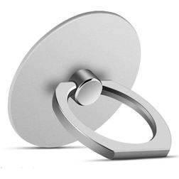 Mobigear Round Telefoon Ring - Zilver Universeel