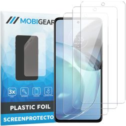 Mobigear Motorola Moto G72 Screenprotector Folie - Case Friendly (3-Pack)