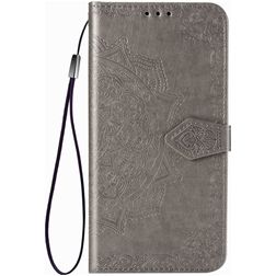 Mobigear Mandala Realme X50 Pro Hoesje Bookcase Portemonnee - Grijs