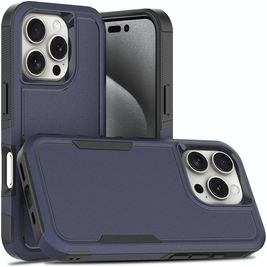 Mobigear Heavy Armor iPhone 16 Pro Hoesje Hardcase Backcover Shockproof - Donkerblauw