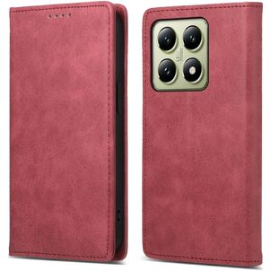 Mobigear Wallet Xiaomi 14T Hoesje Bookcase Portemonnee - Rood