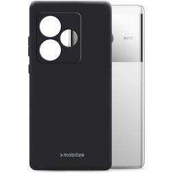 Mobilize Rubber Gelly Realme GT 6 Hoesje Flexibel TPU Backcover - Zwart