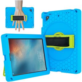 Mobigear Ruggedized iPad 6 (2018) Hoes EVA Schuim Backcover + Standaard - Blauw