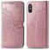Mobigear Mandala Xiaomi Redmi 9A Hoesje Bookcase Portemonnee - Roségoud
