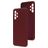 Mobiparts Samsung Galaxy A23 Siliconen Hoesje Backcover - Plum Red