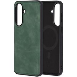Mobiparts Classic Samsung Galaxy A37 MagSafe Hoesje TPU,Kunstleer Backcover - Emerald Green