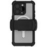 Ghostek Nautical Belt iPhone 16 Pro Waterdicht MagSafe Hoesje Hardcase Backcover Shockproof - Transparant / Zwart