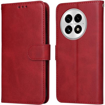 Mobigear Wallet OnePlus 13 Hoesje Bookcase Portemonnee - Rood