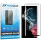 Mobigear Premium Samsung Galaxy S22 Ultra Glazen Screenprotector - Case Friendly - Zwart