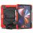 Mobigear SureGrip Xtreme iPad Pro 12.9 Inch (2018) Hoes Hard Kunststof,Siliconen Backcover + Stylus Houder + Schouderband + Standaard - Zwart / Rood