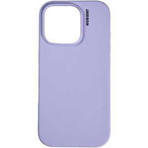 Nudient Base iPhone 16 Pro Max Siliconen Hoesje Backcover - Soft Purple