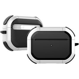 Mobigear Slim Armor Apple AirPods Pro 2 Shockproof Hardcase Hoesje - Wit