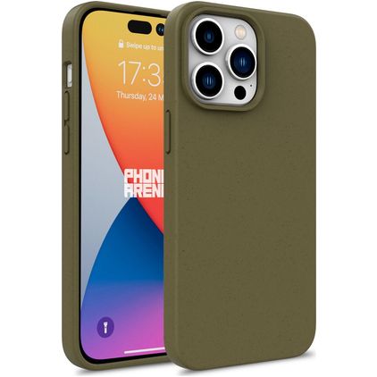 Mobigear Bio iPhone 16 Pro Hoesje Eco Friendly Backcover - Groen