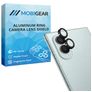 Mobigear Single Samsung Galaxy Z Fold 8 Glazen Camera Lens Protector - Case Friendly - Zwart