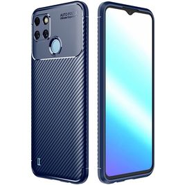 Mobigear Racing Realme C21Y Hoesje Flexibel TPU Backcover - Blauw
