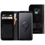 Mobiparts Excellent Wallet 2.0 Samsung Galaxy S9 Hoesje Echt Leer Bookcase Portemonnee - Jade Black