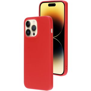 Mobiparts iPhone 14 Pro Max Siliconen Hoesje Backcover - Scarlet Red
