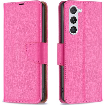 Mobigear Excellent Samsung Galaxy S23 Hoesje Bookcase Portemonnee - Magenta