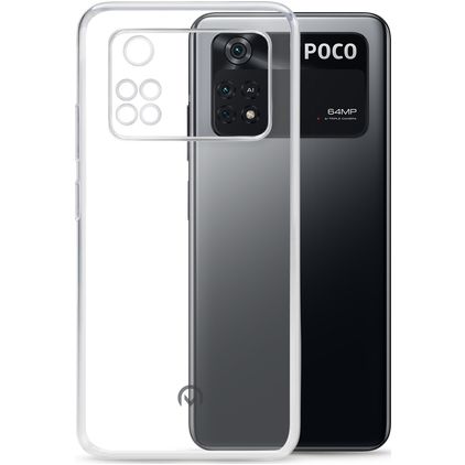 Mobilize Gelly Doorzichtig POCO M4 Pro 4G Hoesje Flexibel TPU Backcover - Transparant