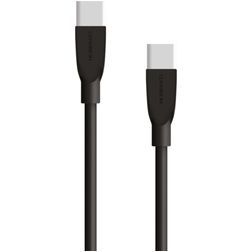 Mobiparts USB-C naar USB-C Kabel 1 m - Zwart