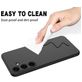 Mobigear Rubber Touch Samsung Galaxy S25 FE Siliconen Hoesje Backcover - Zwart