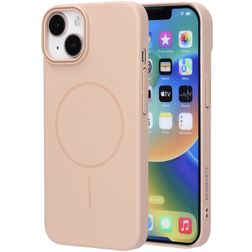 Mobiparts Slim Line iPhone 14 MagSafe Hoesje Hardcase Backcover - Dune Sand