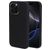 Mobiparts iPhone 16 Pro Max Siliconen Hoesje Backcover - Zwart