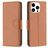 Mobigear Excellent iPhone 16 Pro Max Hoesje Bookcase Portemonnee - Bruin