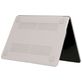 Mobigear Cream Matte MacBook Air 13 Inch (2022-2025) Hoes Hardshell Laptopcover MacBook Case - Grijs - Model A2681 / A3113 / A3240