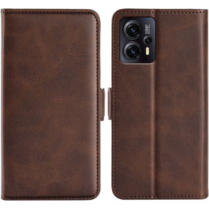 Mobigear Slim Magnet Motorola Moto E13 Hoesje Bookcase Portemonnee - Bruin