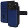 Mobiparts iPhone 17 Pro Hoesje Echt Leer Uitneembare 2in1 Bookcase Portemonnee - Blauw