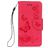 Mobigear Butterfly iPhone X Hoesje Bookcase Portemonnee - Rood