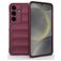 Mobigear Bumpy Samsung Galaxy S25 Hoesje Flexibel TPU Backcover - Rood