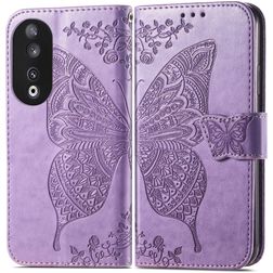 Mobigear Butterfly HONOR 90 Hoesje Bookcase Portemonnee - Paars