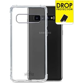 My Style Protective Flex Doorzichtig Samsung Galaxy S10 Hoesje Flexibel TPU Backcover Shockproof - Transparant