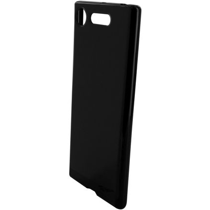 Mobiparts Classic Sony Xperia XZ1 Hoesje Flexibel TPU Backcover - Zwart
