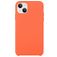 Mobigear Rubber Touch iPhone 15 Plus Siliconen Hoesje Backcover - Oranje