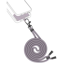 Valenta Nylon Lanyard Universeel Telefoonkoord Verstelbaar - Paars