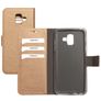 Mobiparts Saffiano Wallet Samsung Galaxy A6 (2018) Hoesje Bookcase Portemonnee - Copper