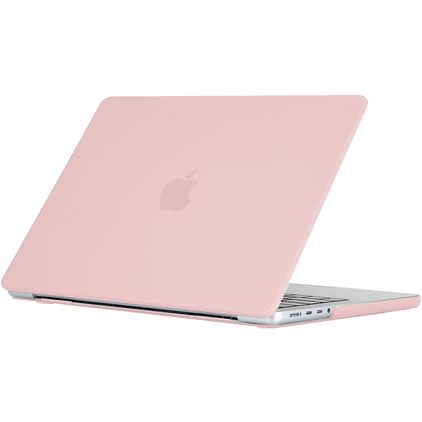 Mobigear Matte MacBook Pro 16 Inch (2021-2026) Hoes Hardshell Laptopcover MacBook Case - Pastelroze - Model A2485 / A2780 / A2991 / A3186 / A3428 / A3429