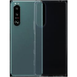 Mobigear Ultra Thin Doorzichtig Sony Xperia 5 III Hoesje Flexibel TPU Extra Dun Backcover - Transparant