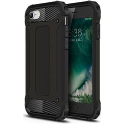 Mobigear Outdoor iPhone SE (2022) Hoesje Hardcase Backcover Shockproof - Zwart