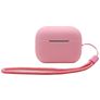 Mobigear Lanyard Apple AirPods Pro 2 Hoesje Flexibel Siliconen - Roze