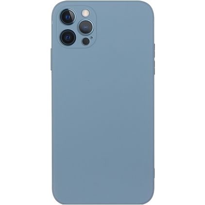 Mobigear Colors iPhone 15 Pro Max Hoesje Flexibel TPU Backcover - Grijs