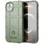 Mobigear Rugged Shield iPhone 13 Mini Hoesje Flexibel TPU Backcover Shockproof - Groen