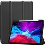 Mobigear Tri-Fold Gel iPad Pro 12.9 Inch (2020) Hoes TPU,Kunstleer Bookcase + Stylus Houder - Zwart