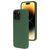 Mobiparts iPhone 14 Pro Siliconen Hoesje Backcover - Forest Green