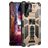 Mobigear Armor Stand Samsung Galaxy S22 Ultra Hoesje Hardcase Backcover Shockproof met Standaard - Goud