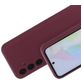 Mobiparts Samsung Galaxy A35 Siliconen Hoesje Backcover - Plum Red