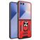 Mobigear Armor Ring Samsung Galaxy Z Flip 7 Hoesje Hardcase Backcover Shockproof met Ringhouder - Rood